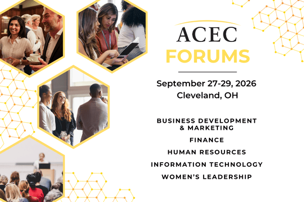 ACEC Ohio Members Take an Active Role at ACEC National Forums in Cleveland